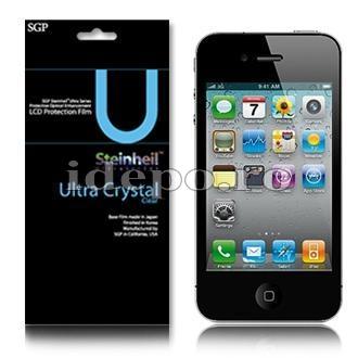 Folie ecran iPhone 4 SGP Ultra Crystal + Carcasa SGP - Pret | Preturi Folie ecran iPhone 4 SGP Ultra Crystal + Carcasa SGP