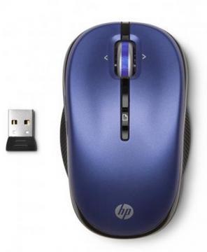 Mouse wireless optic, 1750cpi, scroll 4D, pacific bleu, USB, HP, LX731AA - Pret | Preturi Mouse wireless optic, 1750cpi, scroll 4D, pacific bleu, USB, HP, LX731AA