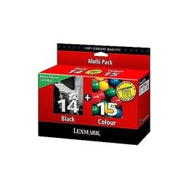 Lexmark Twin-Pack 14, 15 Black and Color, 0080D2979 - Pret | Preturi Lexmark Twin-Pack 14, 15 Black and Color, 0080D2979