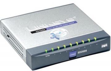 Linksys SD2008T-EU, 8 x 10/100/1000 - Pret | Preturi Linksys SD2008T-EU, 8 x 10/100/1000