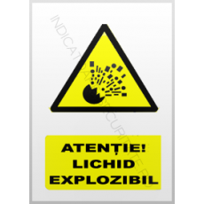 indicatoare de avertizare lichide explozive - Pret | Preturi indicatoare de avertizare lichide explozive