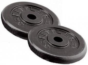 Accesorii Fitness - Kettler Discuri fonta 2.5 kg Diametru 30 mm - Pret | Preturi Accesorii Fitness - Kettler Discuri fonta 2.5 kg Diametru 30 mm