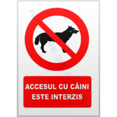 indicatoare de interzicere cu animale - Pret | Preturi indicatoare de interzicere cu animale