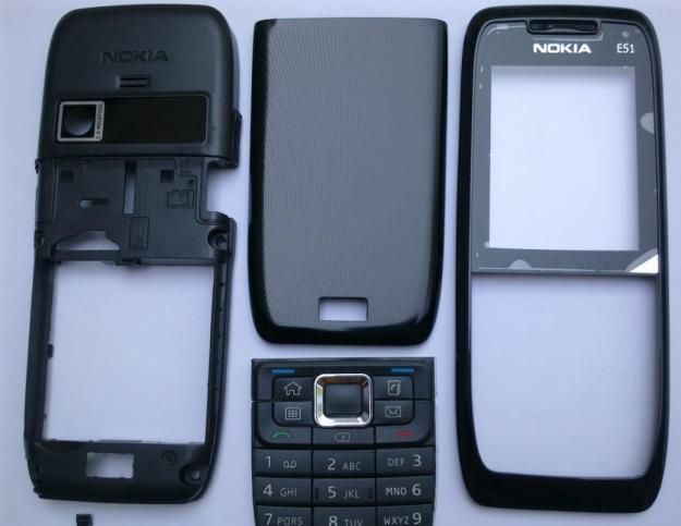 Carcasa Nokia E51 Black ( Neagra ) ORIGINALA COMPLETA - Pret | Preturi Carcasa Nokia E51 Black ( Neagra ) ORIGINALA COMPLETA