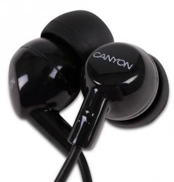 Mobile Headset CANYON CNR-EP10 (20Hz-20kHz, Cable, 1.2m) Black, Ret. - Pret | Preturi Mobile Headset CANYON CNR-EP10 (20Hz-20kHz, Cable, 1.2m) Black, Ret.
