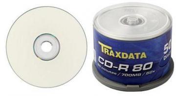 CD-R Traxdata, 52x, 700 MB, full printabil, 50 buc/shrink - Pret | Preturi CD-R Traxdata, 52x, 700 MB, full printabil, 50 buc/shrink