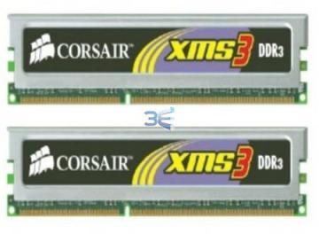 Corsair DDR3 1333Mhz , 2GB (Kit 2x1GB), CL9 - Pret | Preturi Corsair DDR3 1333Mhz , 2GB (Kit 2x1GB), CL9