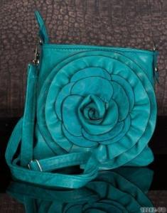 Poseta Flower Turquoise - Pret | Preturi Poseta Flower Turquoise