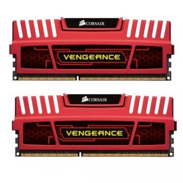 8GB (2x4GB) DDR3 1600MHz CL9 Vengeance  Red - Pret | Preturi 8GB (2x4GB) DDR3 1600MHz CL9 Vengeance  Red