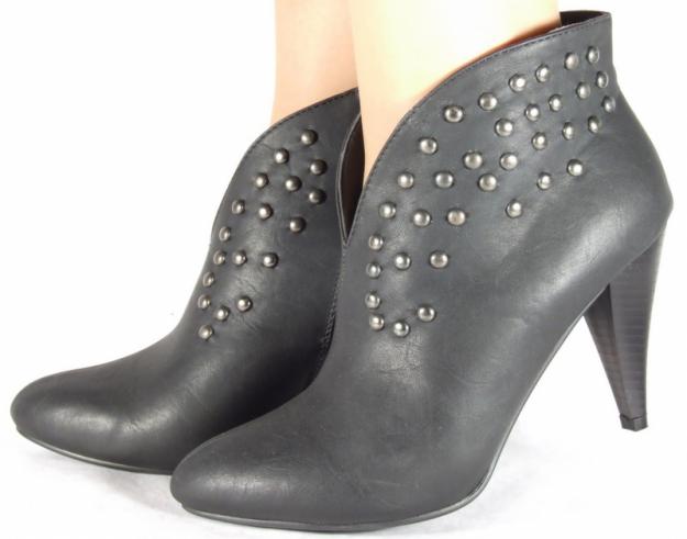 Botine dama/dame/femei negre casual (cod 20-2415) - Pret | Preturi Botine dama/dame/femei negre casual (cod 20-2415)