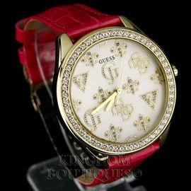 Ceas GUESS Swarovski Magenta Red U95103L5 - Pret | Preturi Ceas GUESS Swarovski Magenta Red U95103L5