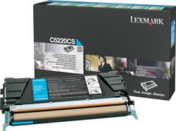 Toner Lexmark C52X CYAN Color Standard Yield Return Program Cartridge -3k - C5220CS - Pret | Preturi Toner Lexmark C52X CYAN Color Standard Yield Return Program Cartridge -3k - C5220CS