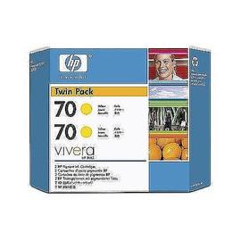 HP 70 2-pack 130-ml Yellow, CB345A - Pret | Preturi HP 70 2-pack 130-ml Yellow, CB345A