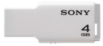 USB 2.0 Stick MicroVault 4GB Sony USM4GM, mini, alb - Pret | Preturi USB 2.0 Stick MicroVault 4GB Sony USM4GM, mini, alb
