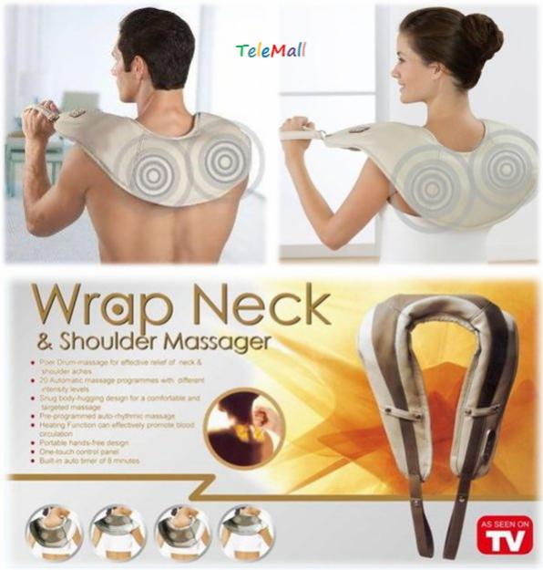 Aparat de masaj Wrap Neck and Shoulder - Pret | Preturi Aparat de masaj Wrap Neck and Shoulder