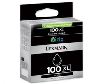 Cartus Lexmark 100XL Negru - Pret | Preturi Cartus Lexmark 100XL Negru