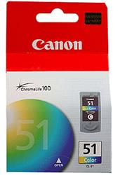 Cartus Cerneala Canon colour for IP2200, MP150, MP160, MP170, MP180 (21 ml) - CL-51 BS0618B001AA - Pret | Preturi Cartus Cerneala Canon colour for IP2200, MP150, MP160, MP170, MP180 (21 ml) - CL-51 BS0618B001AA