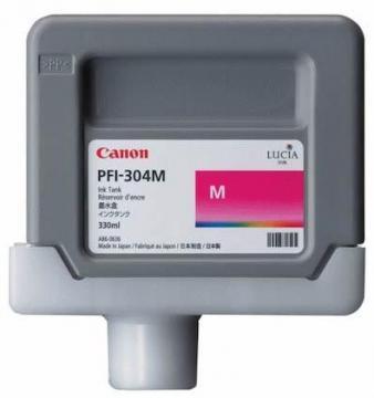 Cartus magenta pentru iPF8300, PFI-304M, 330ml, Canon - Pret | Preturi Cartus magenta pentru iPF8300, PFI-304M, 330ml, Canon