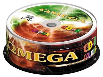 CD-R Omega 52x 700MB 80 MIN 25 buc/spindle 5 color - Pret | Preturi CD-R Omega 52x 700MB 80 MIN 25 buc/spindle 5 color