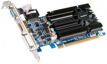 GeForce GT 520, N520OC-1GI (830Mhz), PCIex2.0, 1GB DDR3 (1800Mhz, 64bit), low profile, VGA/DVI/HDMI, Gigabyte - Pret | Preturi GeForce GT 520, N520OC-1GI (830Mhz), PCIex2.0, 1GB DDR3 (1800Mhz, 64bit), low profile, VGA/DVI/HDMI, Gigabyte