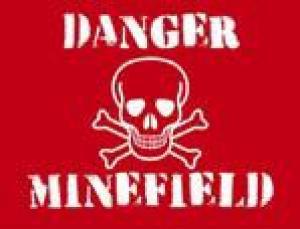 Danger Minefield, Metal Sign - Pret | Preturi Danger Minefield, Metal Sign