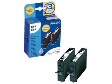 Set 2 cartuse negre pentru Epson Stylus SX420W/SX425W/SX525WD, 2 x 12ml, compatibil T1291, (4106964) Pelikan - Pret | Preturi Set 2 cartuse negre pentru Epson Stylus SX420W/SX425W/SX525WD, 2 x 12ml, compatibil T1291, (4106964) Pelikan