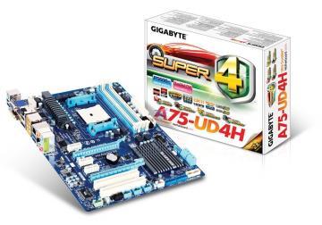 Gigabyte A75-UD4H, DDR1866, Socket FM1, USB3, S-ATA 3, ATX - Pret | Preturi Gigabyte A75-UD4H, DDR1866, Socket FM1, USB3, S-ATA 3, ATX