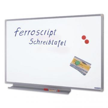 Tabla alba scolara, whiteboard magnetic cu rama din aluminiu, varianta Ferroscript, 60 x 45 cm, MAGNETOPLAN, Germania - Pret | Preturi Tabla alba scolara, whiteboard magnetic cu rama din aluminiu, varianta Ferroscript, 60 x 45 cm, MAGNETOPLAN, Germania