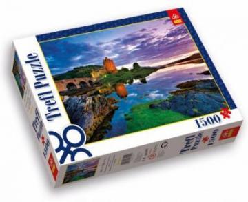 Puzzle Trefl 1500 Eilean Donan Castle, Scotland - Pret | Preturi Puzzle Trefl 1500 Eilean Donan Castle, Scotland