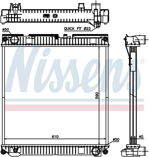 Vand radiator apa Man TGL - Pret | Preturi Vand radiator apa Man TGL