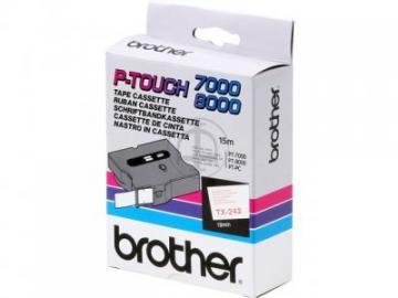 Banda continua laminata 18mm Brother TX242 - Pret | Preturi Banda continua laminata 18mm Brother TX242