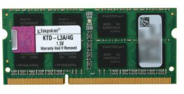 DDR3 4GB 1066Mhz, Kingston KTD-L3A/4G, pentru Dell: Latitude E4200/XT2, Precision Mobile Workstation M6400, Studio XPS13 - Pret | Preturi DDR3 4GB 1066Mhz, Kingston KTD-L3A/4G, pentru Dell: Latitude E4200/XT2, Precision Mobile Workstation M6400, Studio XPS13