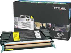 Toner Lexmark C52X Yellow Color Standard Yield Return Program Cartridge -3k - C5220YS - Pret | Preturi Toner Lexmark C52X Yellow Color Standard Yield Return Program Cartridge -3k - C5220YS