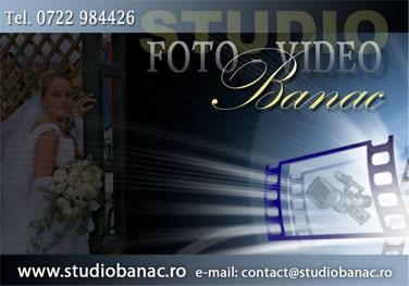 StudioBanac ofera servicii foto video nunta, botez si alte evenimente - Pret | Preturi StudioBanac ofera servicii foto video nunta, botez si alte evenimente