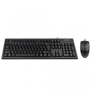 A4Tech KR-8520D, Comfortable KB+Optical Mouse PS/2 (KR-85+OP-620D) (Black) (US layout) - Pret | Preturi A4Tech KR-8520D, Comfortable KB+Optical Mouse PS/2 (KR-85+OP-620D) (Black) (US layout)