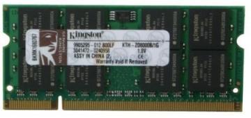 Sodimm DDR2 1GB 667MHz Kingston KTH-ZD8000B/1G, pentru sisteme HP/Compaq: Business Notebook 2510p/6535s/8510p/8710p - Pret | Preturi Sodimm DDR2 1GB 667MHz Kingston KTH-ZD8000B/1G, pentru sisteme HP/Compaq: Business Notebook 2510p/6535s/8510p/8710p