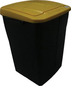 Cos Eco Bin 45 l, capac galben - Pret | Preturi Cos Eco Bin 45 l, capac galben