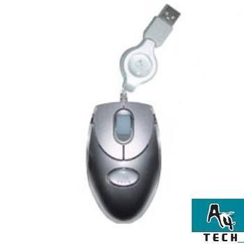 Minimouse optic A4Tech BW-18K-3, USB, gri - Pret | Preturi Minimouse optic A4Tech BW-18K-3, USB, gri