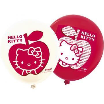 Baloane din latex 30 cm imprimate Hello Kitty Apple - Pret | Preturi Baloane din latex 30 cm imprimate Hello Kitty Apple