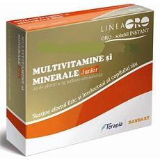 Linea Oro Multivitamine si Minerale junior *24 plicuri - Pret | Preturi Linea Oro Multivitamine si Minerale junior *24 plicuri