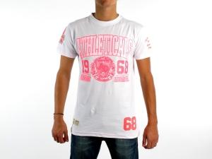 Tricou ATHLETICALS DENIM Barbati - jfluo_white_white_pink - Pret | Preturi Tricou ATHLETICALS DENIM Barbati - jfluo_white_white_pink