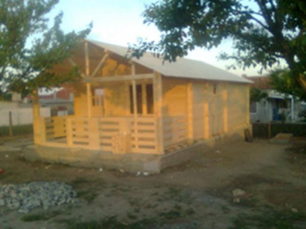 Casa de lemn Corbu 9x5m - Pret | Preturi Casa de lemn Corbu 9x5m
