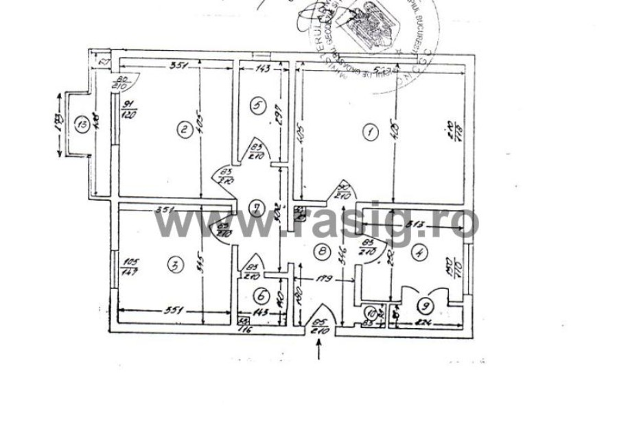 3 camere, 13 Septembrie-Lira, 77.000 euro - Pret | Preturi 3 camere, 13 Septembrie-Lira, 77.000 euro