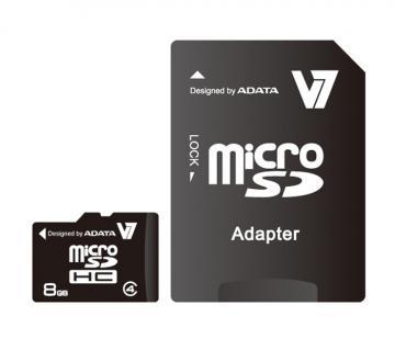 Micro Secure Digital HC 8GB, clasa 4, include adaptor SD, V7 (VAMSDH8GCL4R-1E) - Pret | Preturi Micro Secure Digital HC 8GB, clasa 4, include adaptor SD, V7 (VAMSDH8GCL4R-1E)