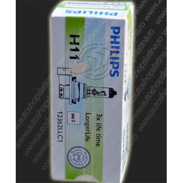 Becuri Philips Long Life H11 - Pret | Preturi Becuri Philips Long Life H11