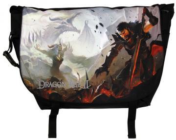 Messenger Bag - Dragon Age II Razer, Built in compartments for up to 15" laptops, gaming peripherals and portable gaming - Pret | Preturi Messenger Bag - Dragon Age II Razer, Built in compartments for up to 15" laptops, gaming peripherals and portable gaming