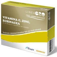 Linea Oro Vitamina C, Zinc, Echinaceea *20 plicuri - Pret | Preturi Linea Oro Vitamina C, Zinc, Echinaceea *20 plicuri