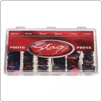 Stagg PBOX6 - Set pene chitara - Pret | Preturi Stagg PBOX6 - Set pene chitara