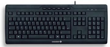 Kb Cherry Evolution Stream XT, G85-23100DE-2, USB/ PS2, ergonomica, ultraflata, neagra, layout in germana - Pret | Preturi Kb Cherry Evolution Stream XT, G85-23100DE-2, USB/ PS2, ergonomica, ultraflata, neagra, layout in germana