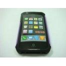 Husa Silicon iPhone 4 iPhone 4s Mov Cu Negru - Pret | Preturi Husa Silicon iPhone 4 iPhone 4s Mov Cu Negru